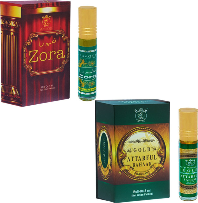 FRAGCARE ATTAR ZORA,BAHAAR Each 8 ml (Set of 2 ) Floral Attar(Floral)