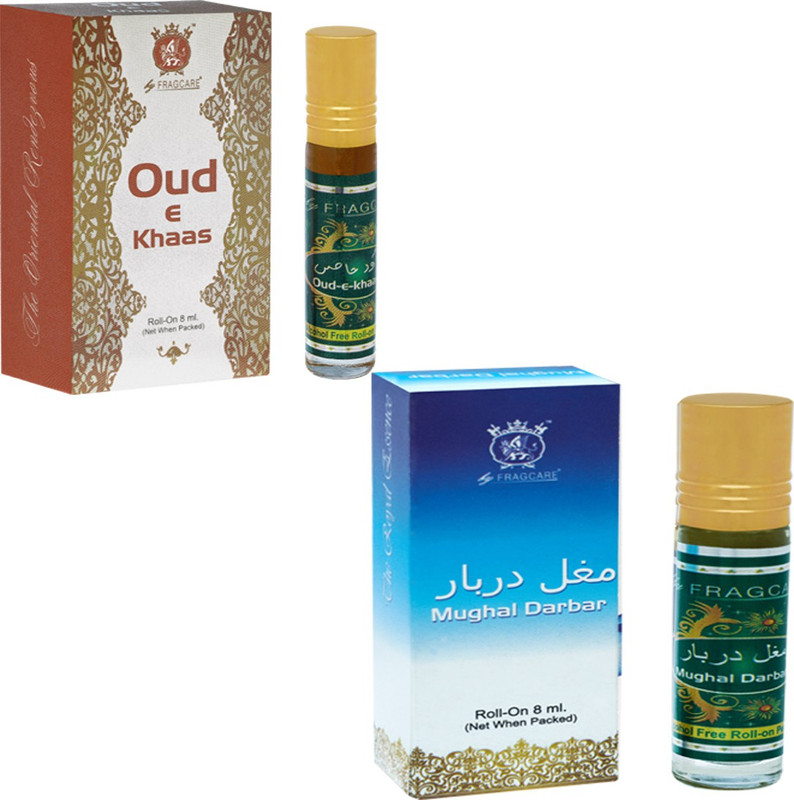 FRAGCARE ATTAR OUD-E-KHAAS,MUGHAL DARBAR Each 8 ml (Set of 2 ) Floral Attar(Floral)