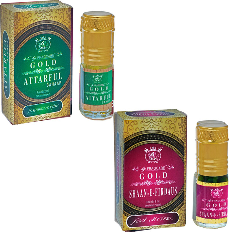 FRAGCARE ATTAR BAHAAR,SHAAN-E-FIRADAUS Each 2 ml (Set of 2 ) Floral Attar(Floral)