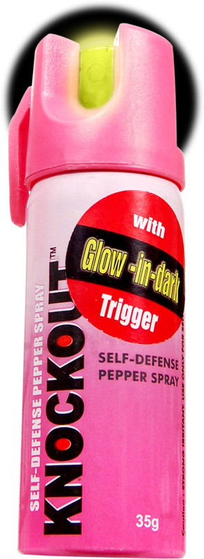 Knockout Super Powerful Self Defense Pepper Spray for Multiple Attackers with Ease-at-Night Use Trigger & Safety Lock, For Women Safety Pepper Stream Spray