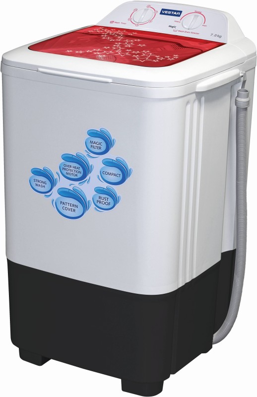 vestar 7 kg Washer only Multicolor(VWMS70MTGBG)