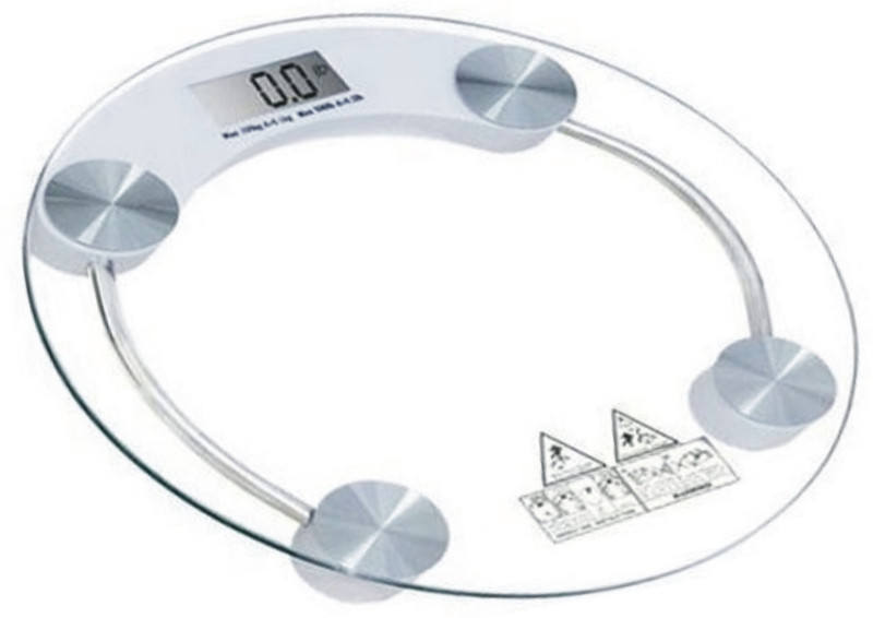 grabit STEP-ON ACTIVATION 8mm GLASS Weighing Scale(Multicolor)