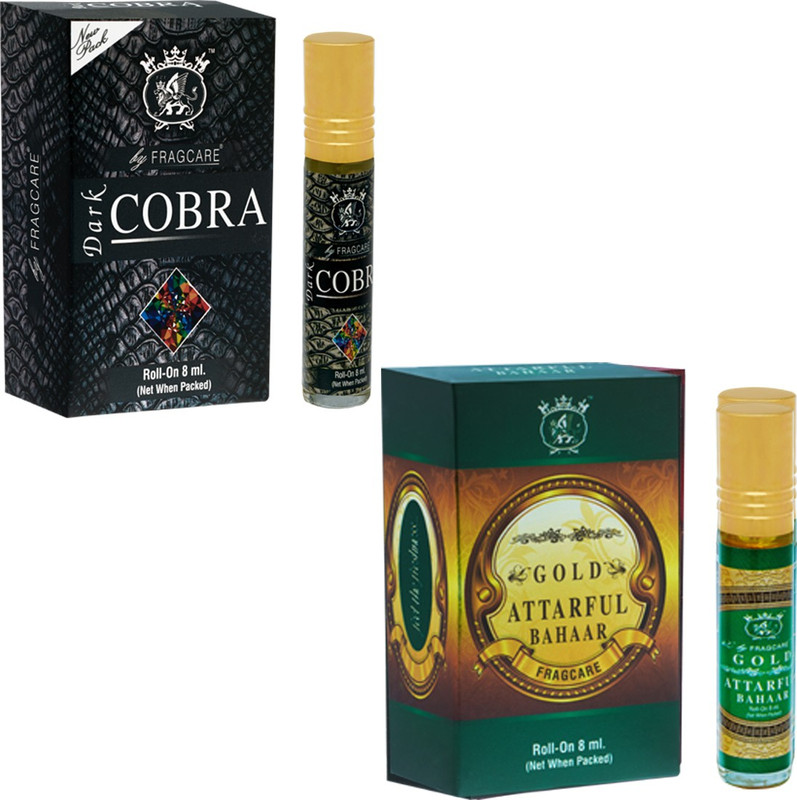 FRAGCARE ATTAR COBRA,BAHAAR Each 8 ml (Set of 2 ) Floral Attar(Floral)