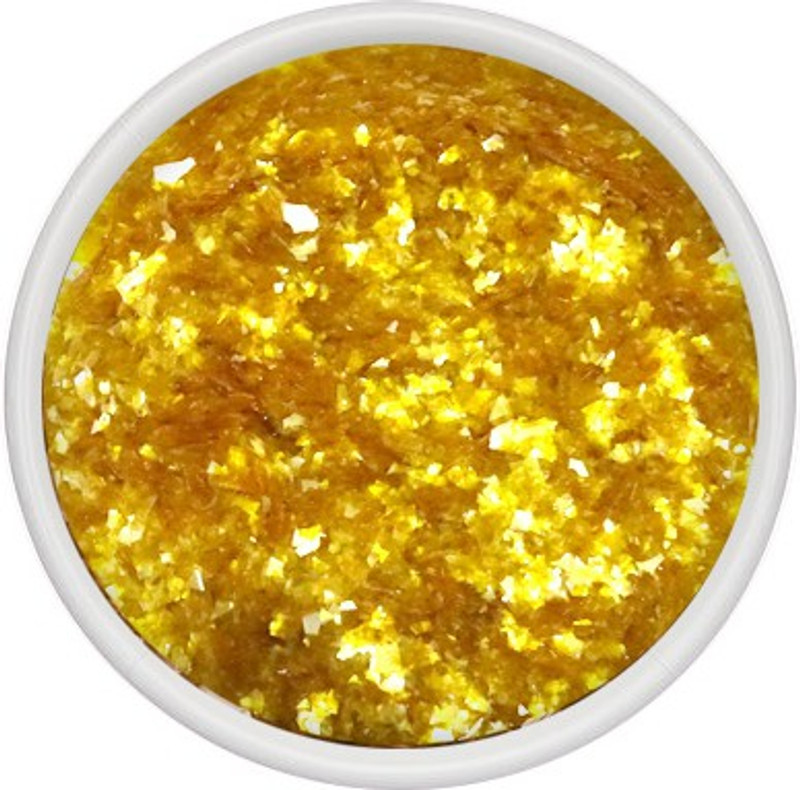 edible glitter YELLOW Glitters(27 g, no flavour, Pack of 9)