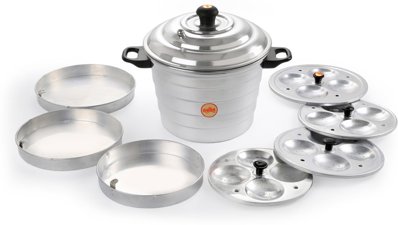 malika Super Idly Dhokla Standard Idli Maker(4 Plates , 16 Idlis )