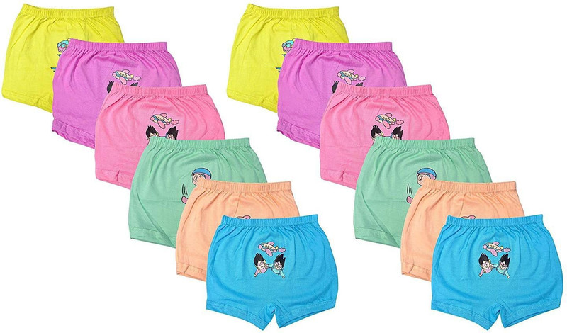 luxcy Panty For Girls(Multicolor, Pack of 12)