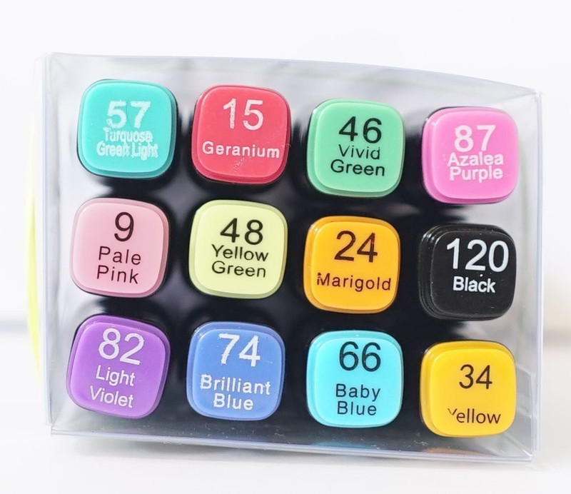 v moda touch cool 12(Set of 12, Multicolor)