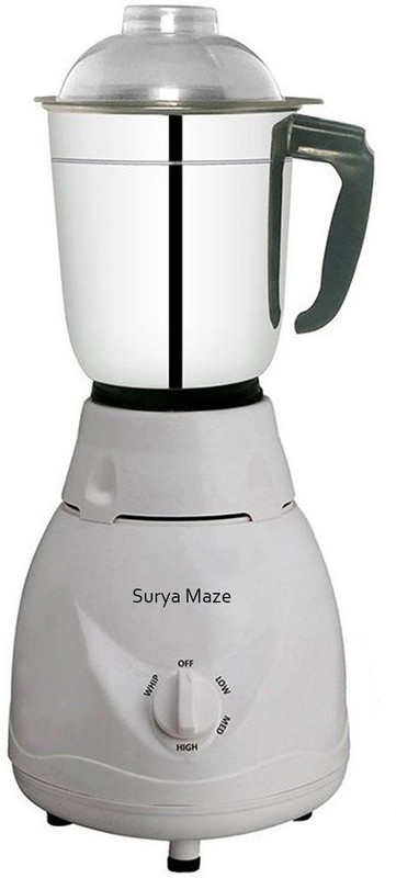 Surya Maze sm001 SM001 500 W Juicer Mixer Grinder(White, 1 Jar)