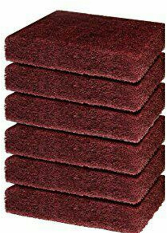 dannu scrub pad super tough,so hard for washing use hard utensils ,use hard vessels ,brown color good for strong use, use also bathroom wash also ,but strong scrubber used, ( set of 6), Scrub Pad(Regular, Pack of 6)