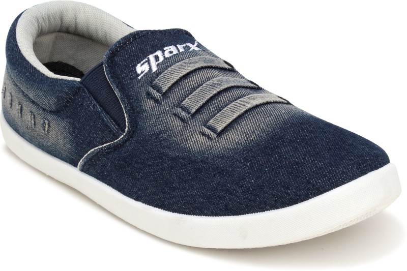 sparx canvas white shoes