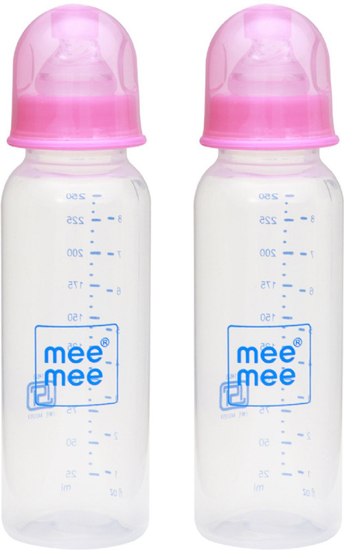 MeeMee Premium Baby Feeding Bottle_Pink-250 ml - 250 ml(Multicolor)