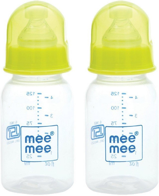 MeeMee Premium Baby Feeding Bottle_Green-125 ml - 125 ml(Multicolor)