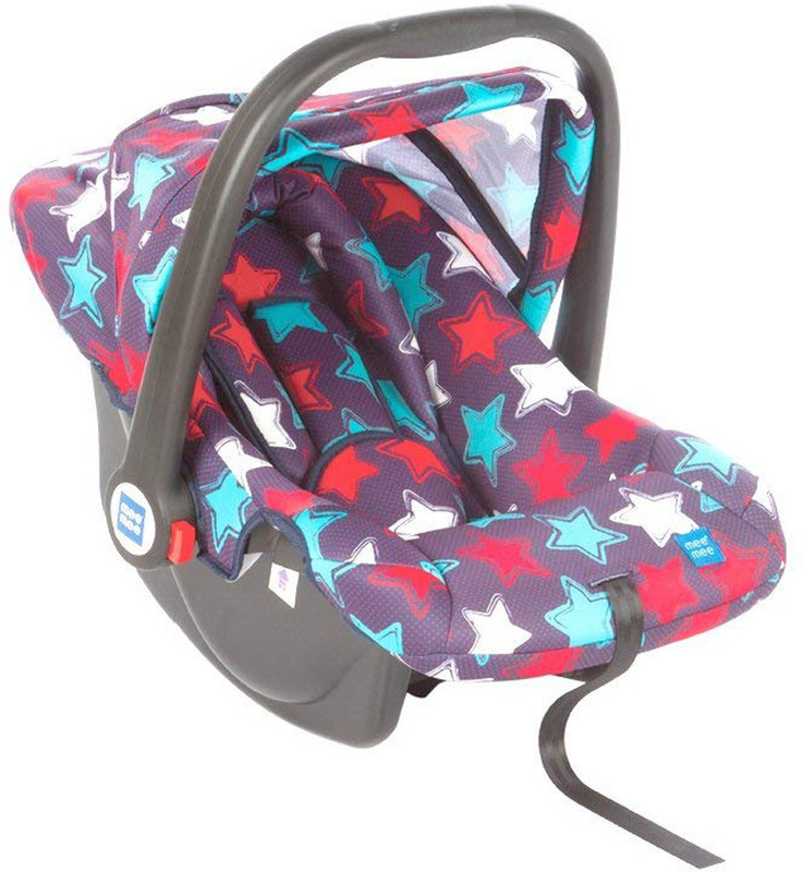 MeeMee Baby Car Seat Cum Carry Cot with Thick Cushioned Seat Baby Car Seats Car Seat(Navy Blue)