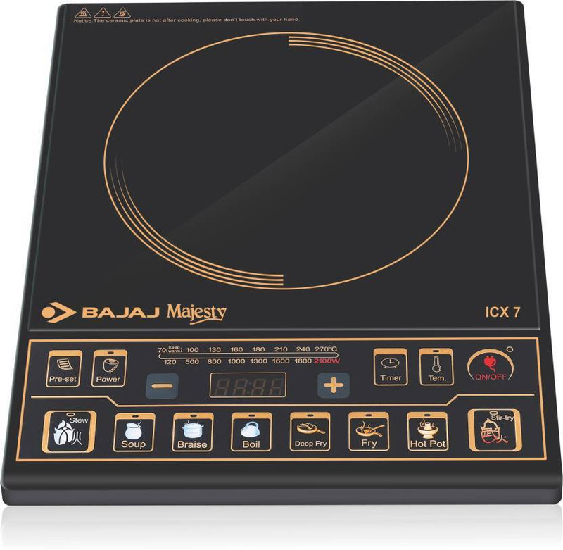 Bajaj INDUCTION ICX-7 Induction Cooktop(Black, Push Button)