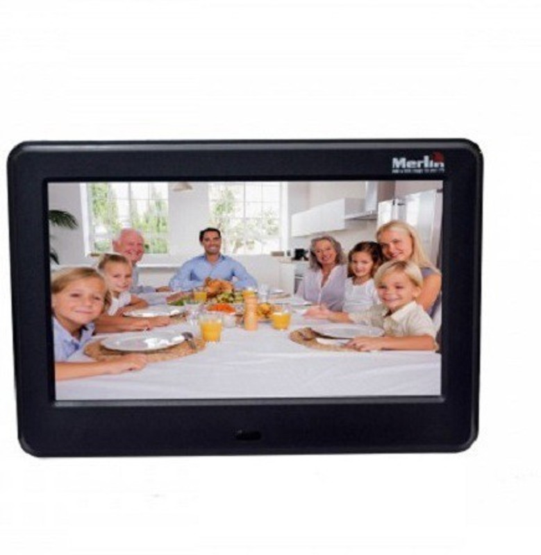 Merlin Digital Photo Frame (7inch) 7 inch Digital(32 GB, Black)