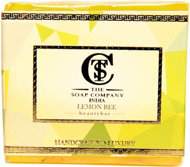 the soap company india Handcrafted Luxury Lemon Bee Soap 125 gm(125 g)