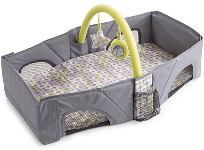 ShopyBucket comfortable Summer Infant Travel Bed for on-the-go napping and diaper changes Convertible Travel Bed(Fabric, Grey) ShopyBucket comfortable Summer Infant Travel Bed for on-the-go napping and diaper changes Convertible Travel Bed(Fabric, Grey)