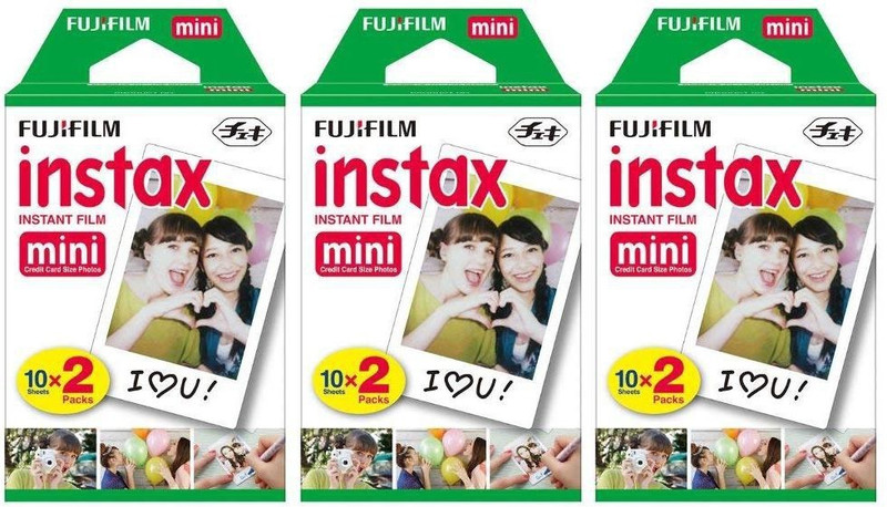 Fujifilm Instax Mini 60 Sheet Film Roll(Yes 800 ISO Pack of 60)