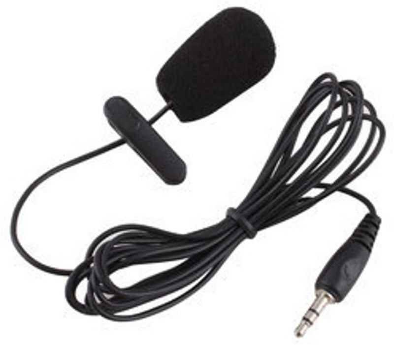 EWELL 3.5mm Jack Plug Mini Clip On External Microphone Mic With Tie Collar Shirt Clip Microphone Camera Microphone