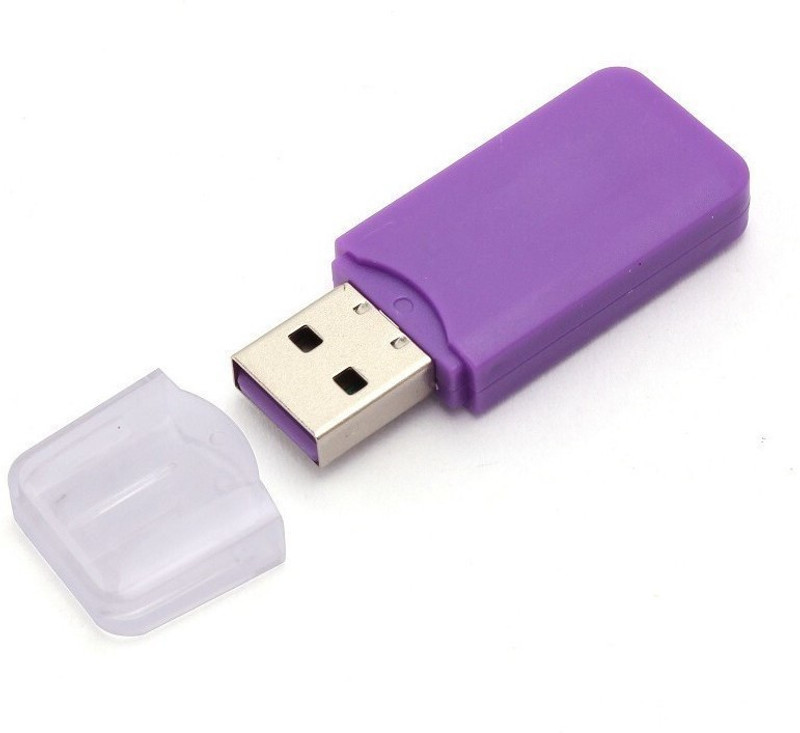 Oneclickshopping 0.2 USB Card Reader Card Reader(Purple) Oneclickshopping 0.2 USB Card Reader Card Reader(Purple)