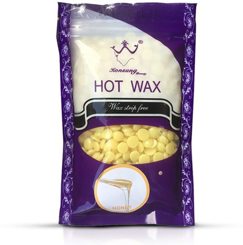 konsung HONEY BRAZILIAN HARD WAX BEANS FOR PAINLESS HAIR REMOVAL Wax Wax(100 g)