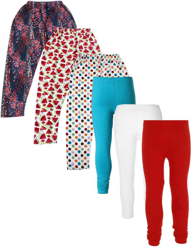babeezworld Legging For Girls(Multicolor Pack of 6)