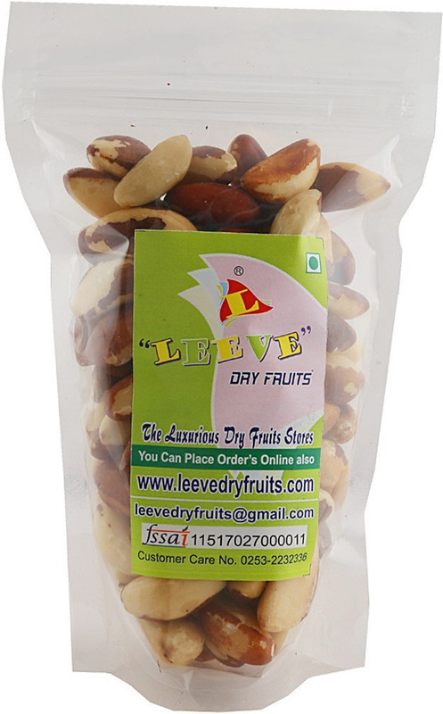 Leeve Dry fruits Brazil Nuts , 200gm Brazil Nuts(200 g)