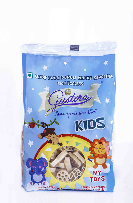 Gustora Toys Pasta_Pack of 2_each Pack of 250gm Chifferi Rigate Pasta(Pack of 2, 500)