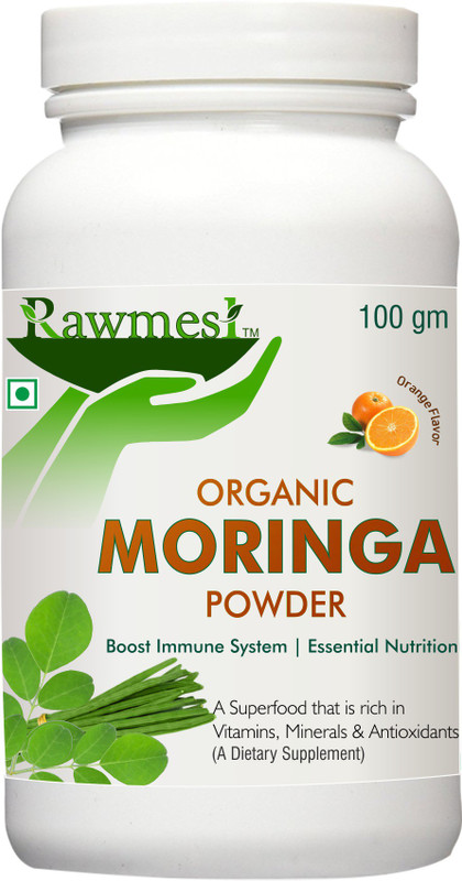 rawmest Organic Moringa Olifera Leaf Powder(100 mg)