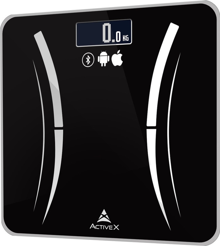 activex SAVVY Smart Digital Body Fat Wireless Personal Weighing Scale -Black Body Fat Analyzer(Black)