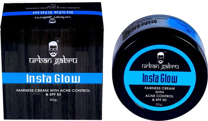 UrbanGabru Insta Glow Fairness Cream with Anti pimple and SPF 50 -...