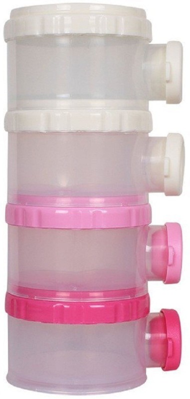 Baby's Clubb BC SideOpen Container - Plastic(White, Pink)