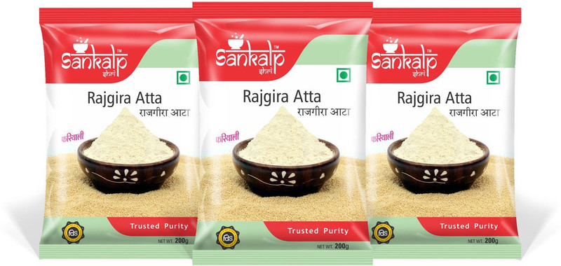 sankalpshri Rajgira Atta (Amaranth Flour Pack of 3)(200 g, Pack of 3)