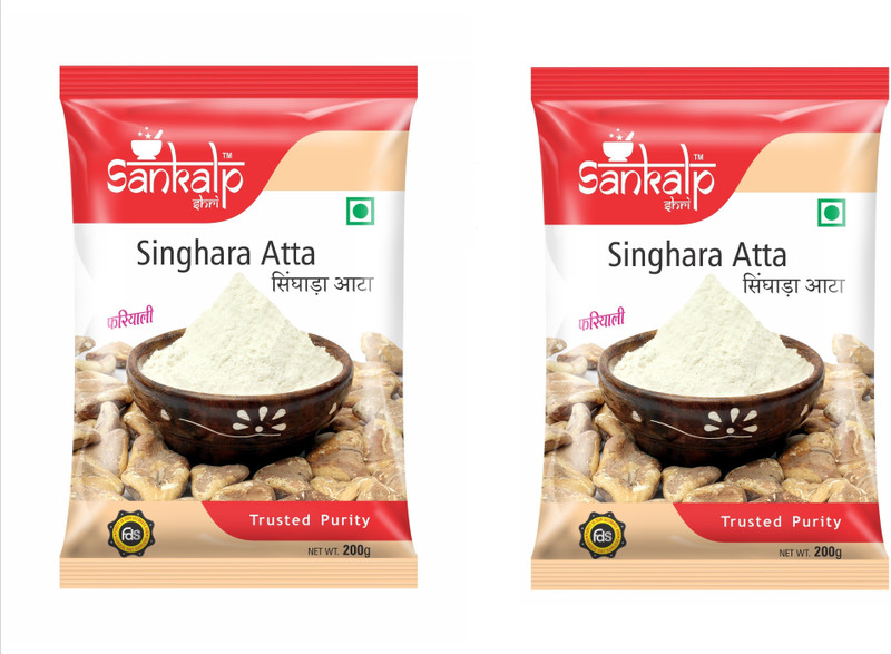 sankalpshri Singhara Atta (Water Chestnut flour) Pack of 2(400 g, Pack of 2)