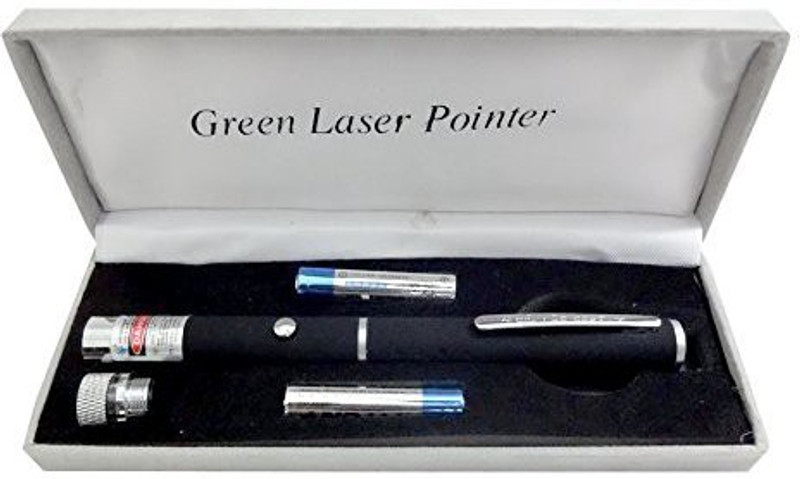 Pasanda Green Laser Pointer Pen Beam with Stylish Disco Light (320 nm, Green)(320 nm, Green) Pasanda Green Laser Pointer Pen Beam with Stylish Disco Light (320 nm, Green)(320 nm, Green)