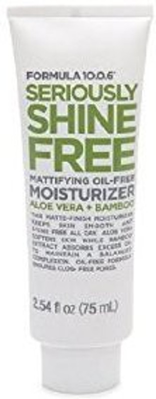 curveland Formula 10.0.6 Seriously Shine Free Mattifying Oil-Free Moisturizer With Aloe Vera & Bamboo 2.54 Fl Oz (75 Ml)(75.12 ml)