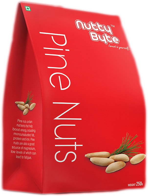 nuttybyte organic,crynchy,nutrisous Pine Nuts Vacuum Pack(250 g)
