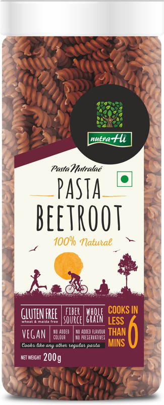 NutraHi Beetroot Gluten free Fusilli Pasta(200 g)