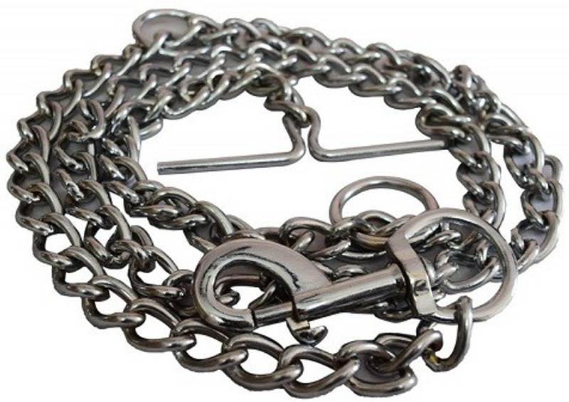 PET HUB 6 cm Dog Chain Leash(Silver)
