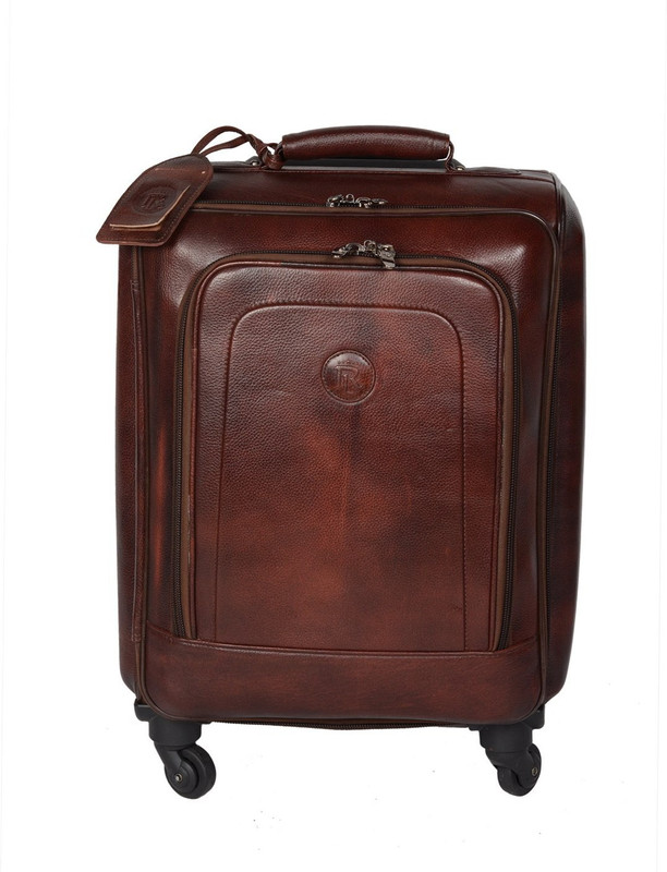 ROYAL LEATHER EMPORIUM RLE-110.B Duffel Strolley Bag(Brown) ROYAL LEATHER EMPORIUM RLE-110.B Duffel Strolley Bag(Brown)