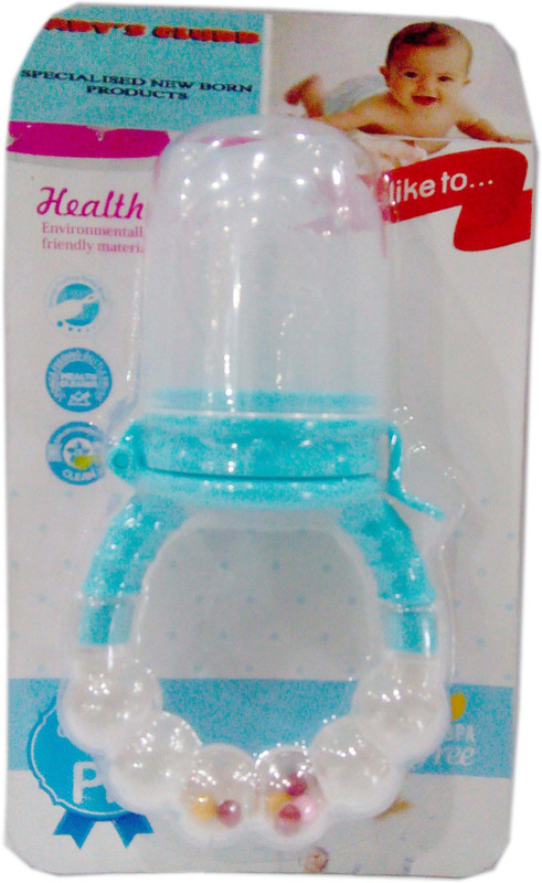 Baby's Clubb Fruit Nibbler Cum Rattle Teether(White, Blue) Baby's Clubb Fruit Nibbler Cum Rattle Teether(White, Blue)