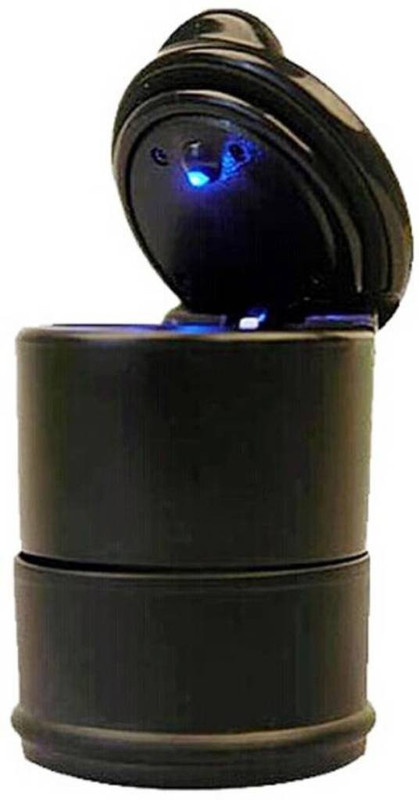 NEWGTBE Car Black Plastic Ashtray(Pack of 1)
