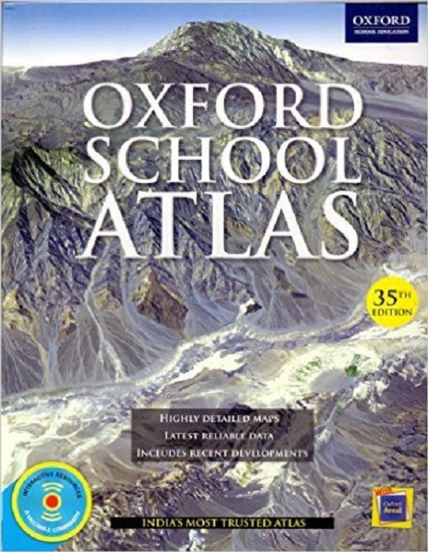 Oxford School ATLAS - Highly Detailed Maps Latest Reliable Data Includes Recent Developments 35 Edition(English, Paperback, Oxford)