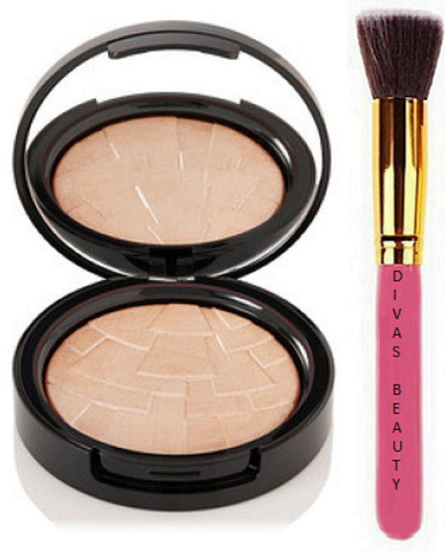 divas beauty illuminator Brush&Anastasia Beverly Hills Finishing Powder illuminator For Face(Set of 2)