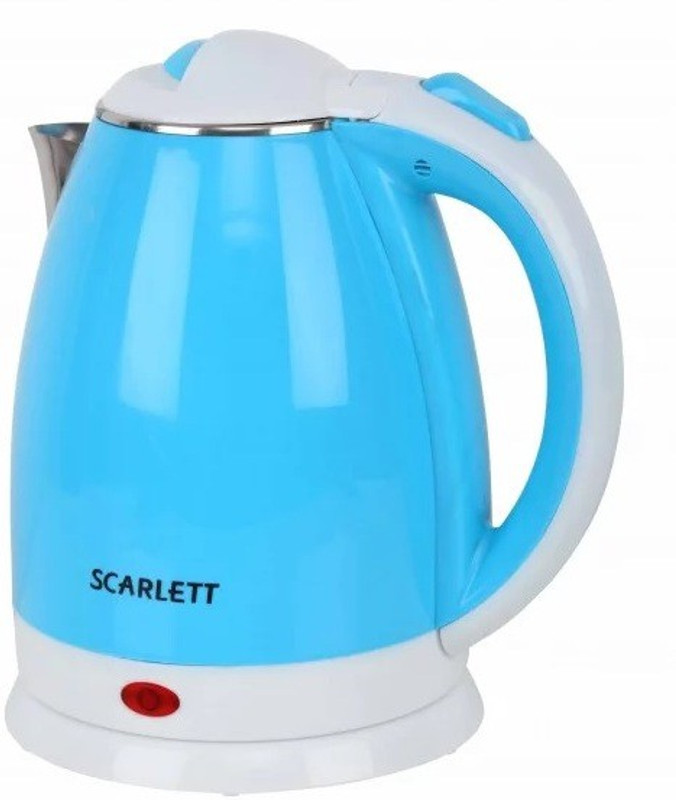 Scarlett LM -77 Hot Water Pot Portable Boiler Tea Coffee Warmer Heater Cordless Electric Kettle Electric Kettle Electric Kettle(2 L, Blue)