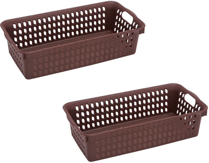 River Plast Beta - Set of 2 Basket - 23 cm each Fridge Door Shelf