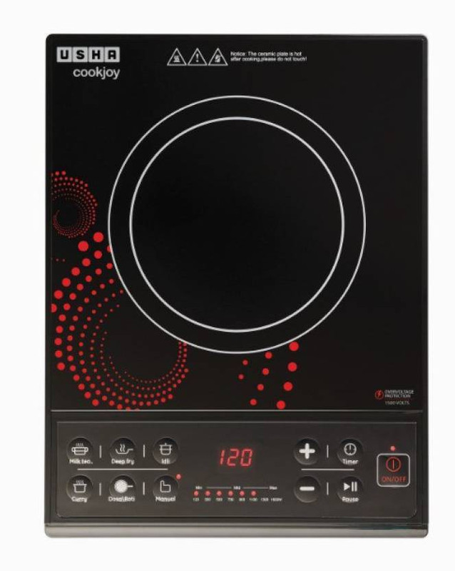 Usha IC 3616 Induction Cooktop(Black, Push Button) Usha IC 3616 Induction Cooktop(Black, Push Button)