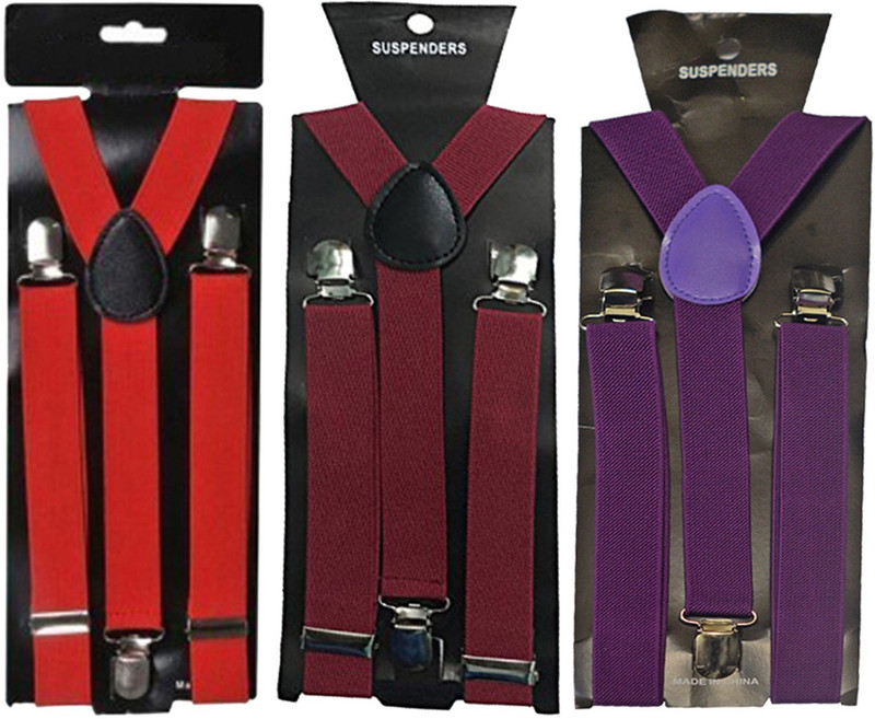 loopa Y- Back Suspenders for Men(Multicolor)