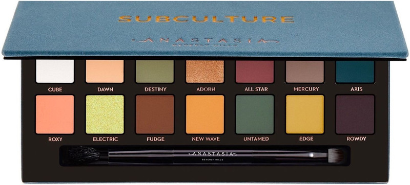Anastasia Anastasia' Beverly Hills Subculture Eye Shadow Palette Face Makeup Cosmetic Multi Colour Original 15 g(Multi) Anastasia Anastasia' Beverly Hills Subculture Eye Shadow Palette Face Makeup Cosmetic Multi Colour Original 15 g(Multi)