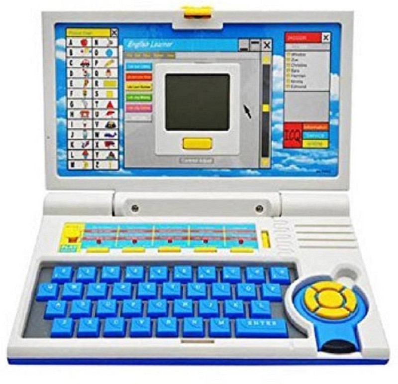 mega shine English Learner Laptop For Kids - 20 Acitivites (Blue)(Multicolor)